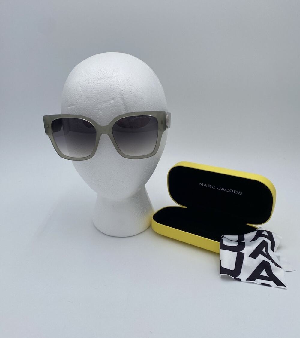 MARC JACOBS Sunglasses Sage Shaded Gray MARC 698/S 6CR9O Authentic with Case NEW